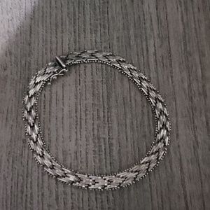 Silver bracelet unisex 7.5 inch